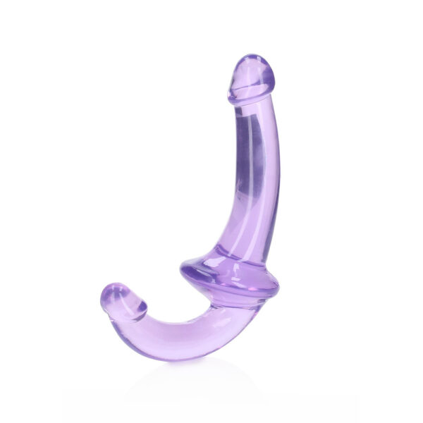 8714273520814 Realrock Crystal Clear Strapless Strap-On 6'' Purple