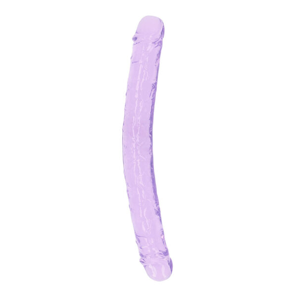 8714273520869 Realrock Crystal Clear Double Dong 13'' Purple