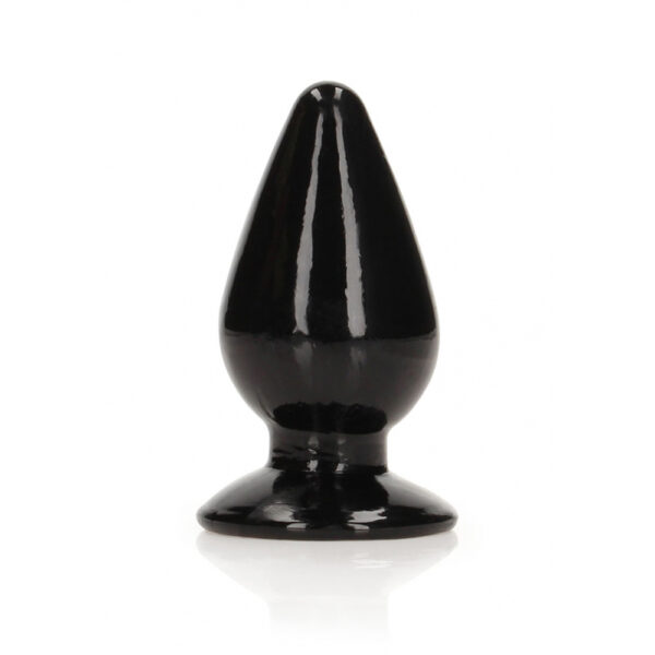 8714273522948 Realrock Crystal Clear Anal Plug 3.5'' Black