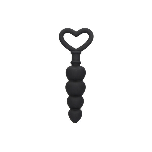 8714273925879 2 Ouch! Anal Love Beads Black