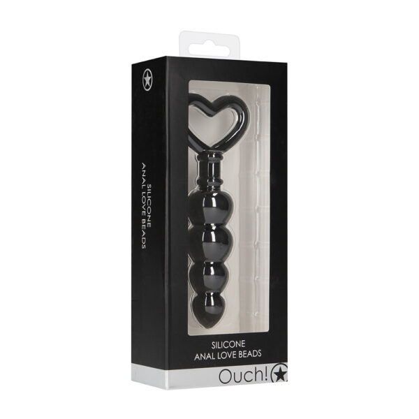 8714273925879 Ouch! Anal Love Beads Black