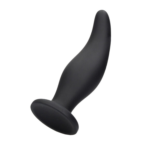 8714273930705 2 Ouch! Curve Butt Plug Black