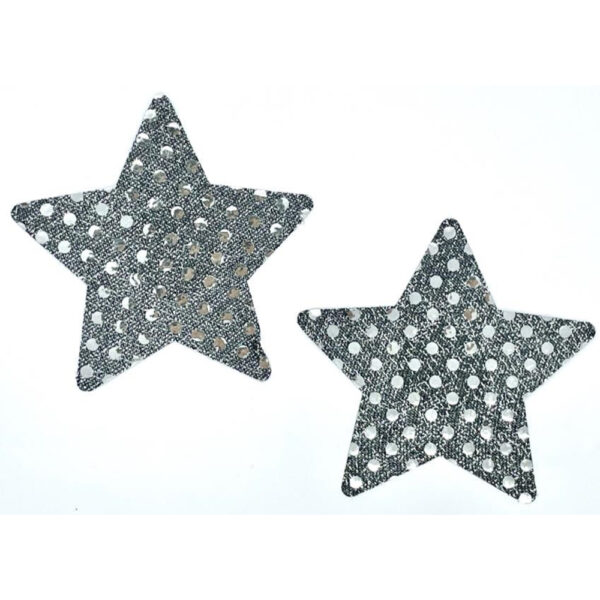 8932130201274 Sequence Star Pasties Silver O/S