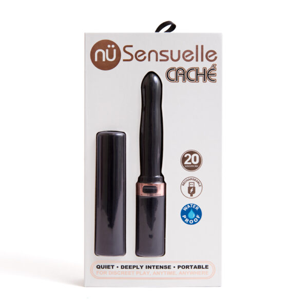 9342851001944 Nu Sensuelle Cache 20 Function Discreet Vibe Black