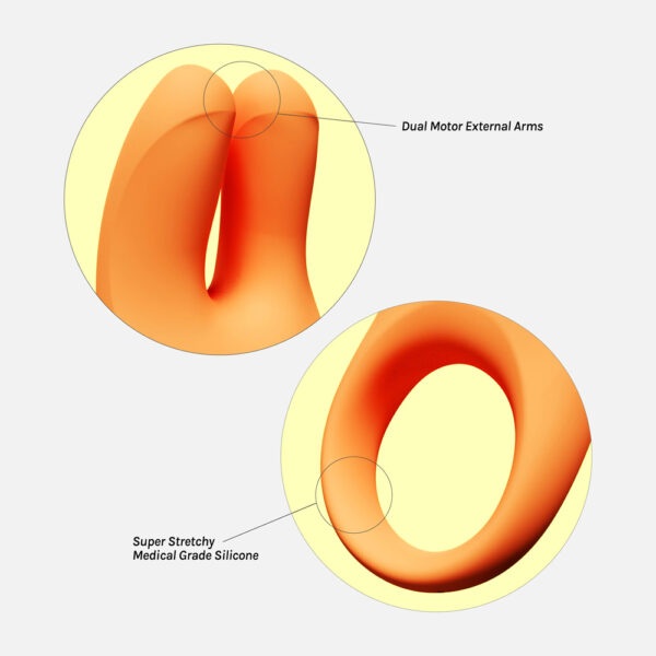 9356358000836 3 Vush Orb Vibrating Pleasure Ring